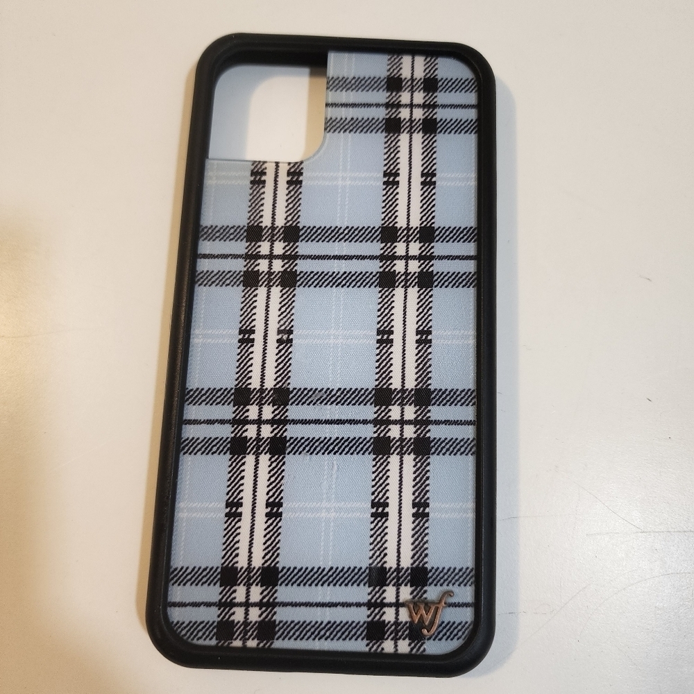 IPhone plaid blue case